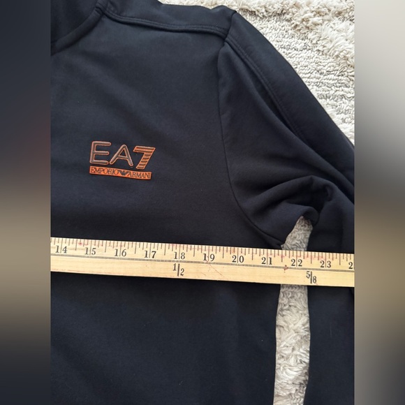 Emporio Armani Men's Black Zipped
Sweatshirt Jacket Size XL - Picture 2 of 11